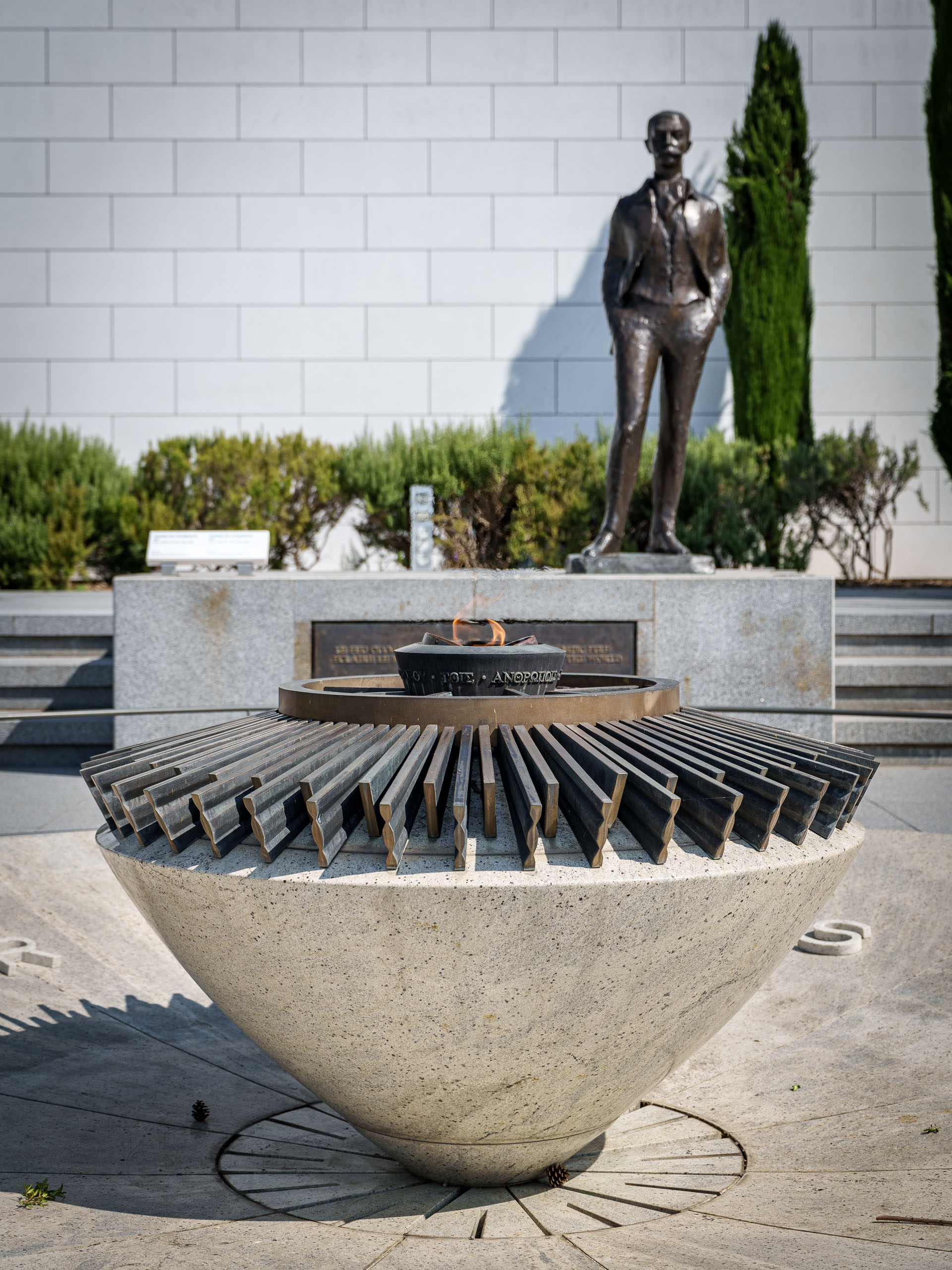 Olympische Flamme...